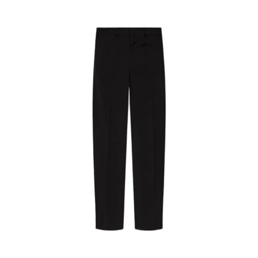 Creased Straight Trousers