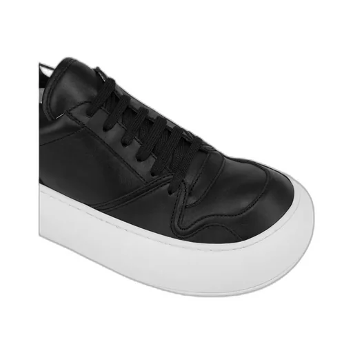 Round Toe Lace-Up Sneakers