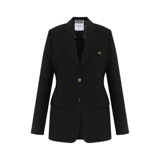 Single-Breasted Crepe Blazer