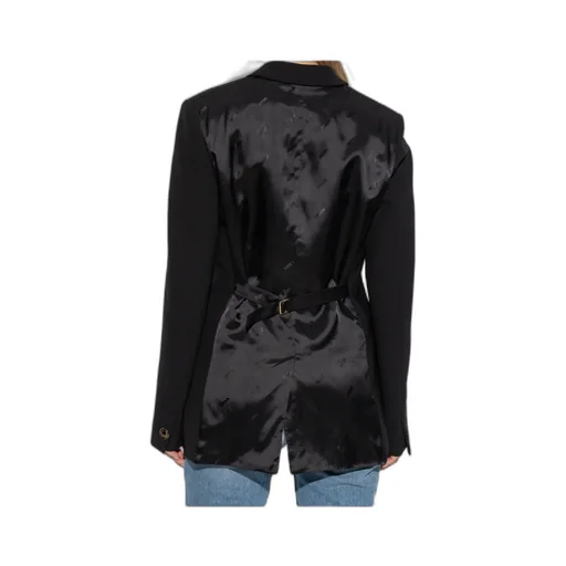 Single-Breasted Crepe Blazer