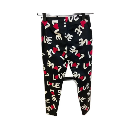 Pattern Casual Pants