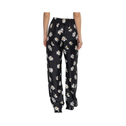 Daisy Printed Elastic Waist Pants