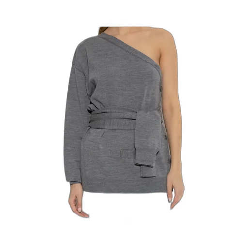 Single-Sleeved Knitted Top