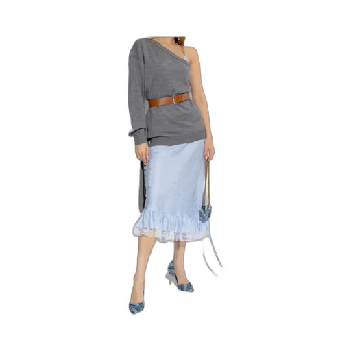 Single-Sleeved Knitted Top