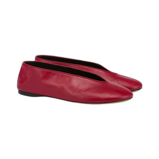 Leather Ballerina Shoes