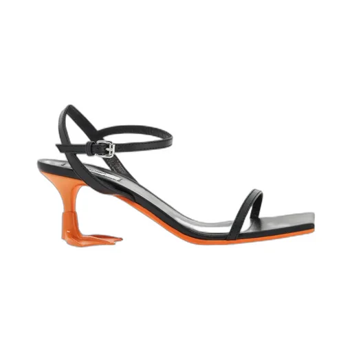 Square-Heel High Heeled Sandals