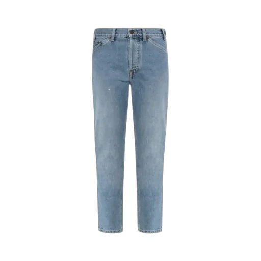 Logo Patch Cropped Jeans