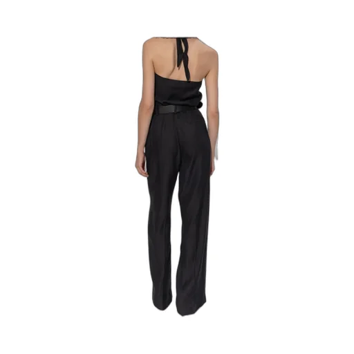 Halterneck Belted Jumpsuit