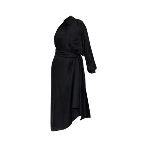 One-Shoulder Asymmetric Maxi Dress