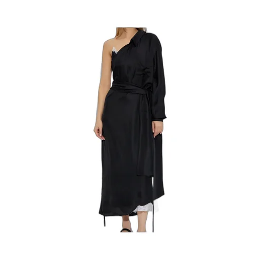 One-Shoulder Asymmetric Maxi Dress