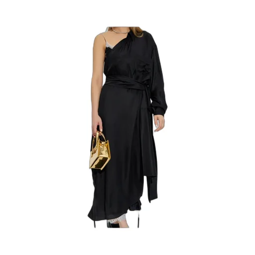 One-Shoulder Asymmetric Maxi Dress