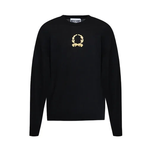 Logo Embroidered Knit Jumper