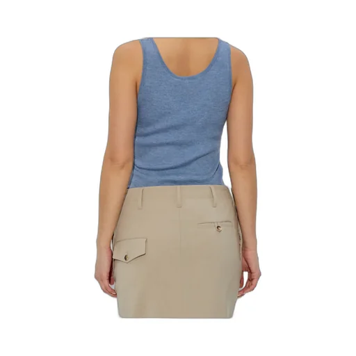 M Logo Plaque Ribbed Tank Top