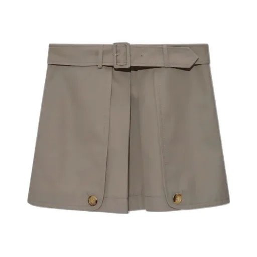 Belted Mini Skirt