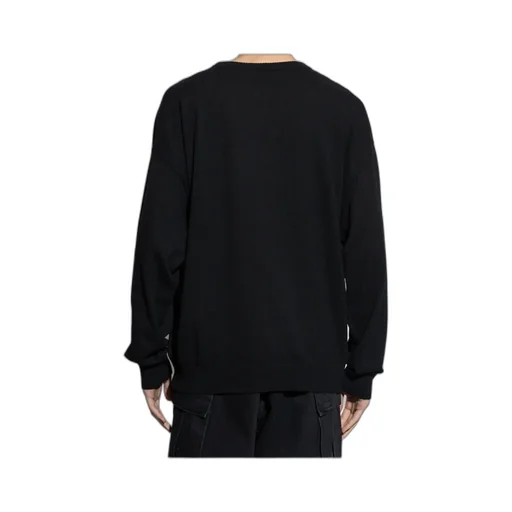 Logo Embroidered Knit Jumper