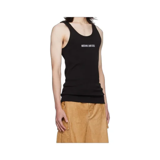 Logo Pattern Embroidered Vest
