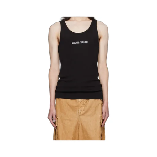 Logo Pattern Embroidered Vest