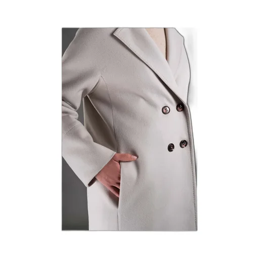 Double-Breasted Long Coat
