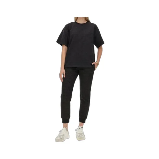 Elastic Waist-Edge Sweatpants