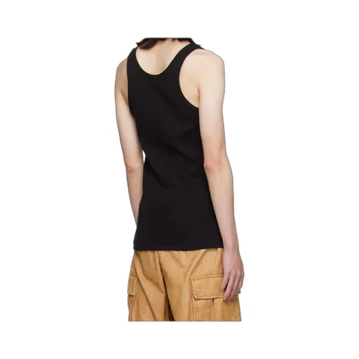 Logo Pattern Embroidered Vest
