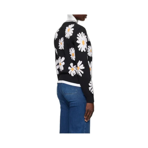Floral Intarsia Crewneck Jumper