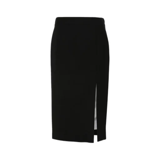 Side-Slit Zipped Skirt