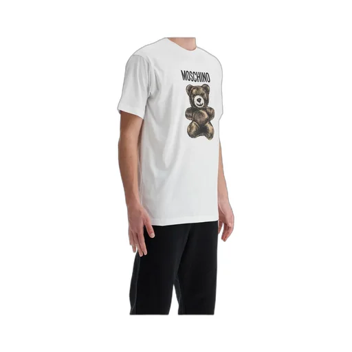 Teddy Bear Printed Crewneck T-Shirt