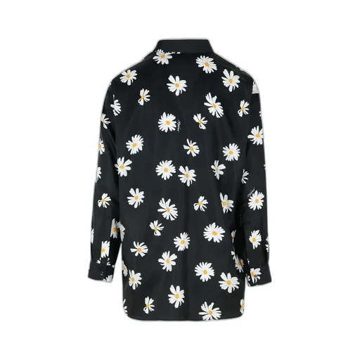 Floral Printed Long-Sleeved Shirt