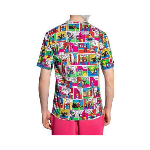 Graphic Print Round Collar T-Shirt