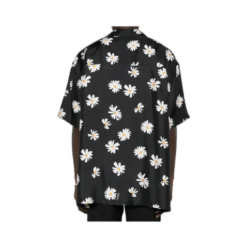 Short-Sleeved Floral-Printed Shirt