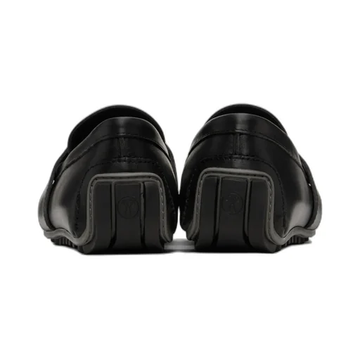 Metal Logo Loafers