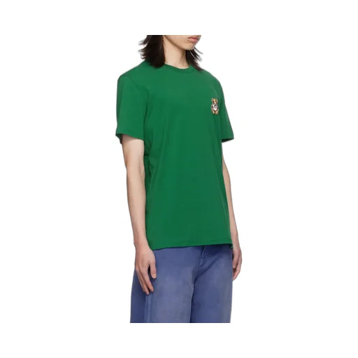 Logo Pattern Patch T-Shirt
