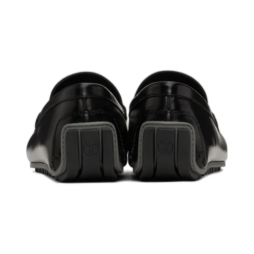 Logo-Lettering Slip-On Loafers
