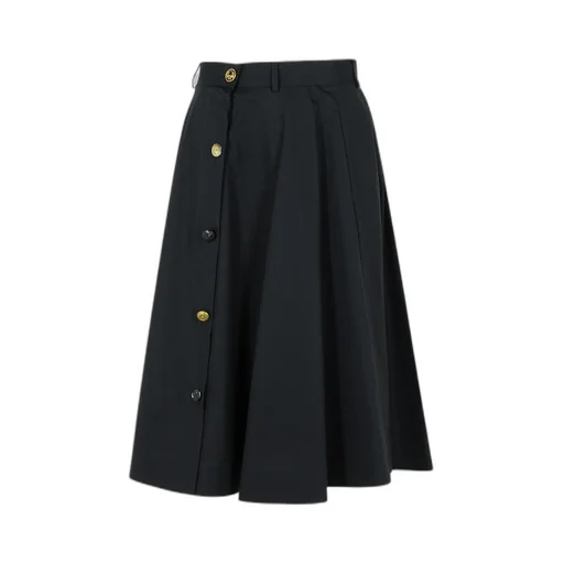 Button Detailed Skirt