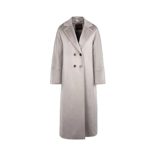Double-Breasted Long Coat