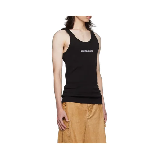 Logo Pattern Embroidered Vest