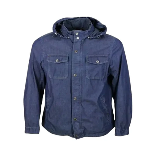 Hooded Denim Jacket