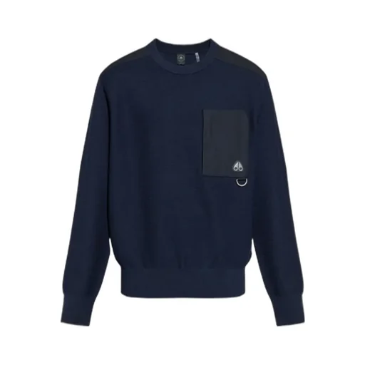 Pocket-Detail Panelled Sweater