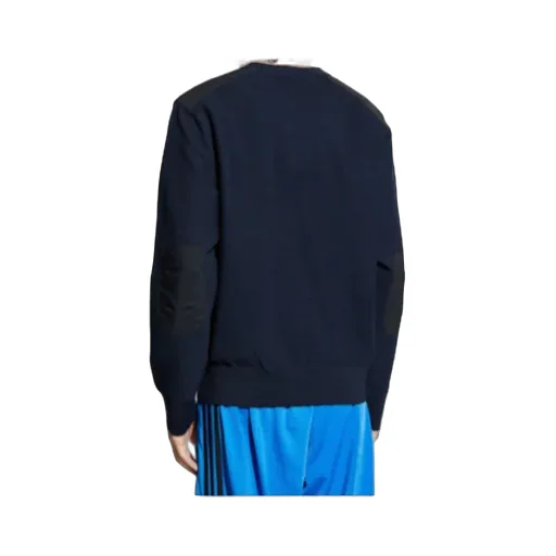 Pocket-Detail Panelled Sweater