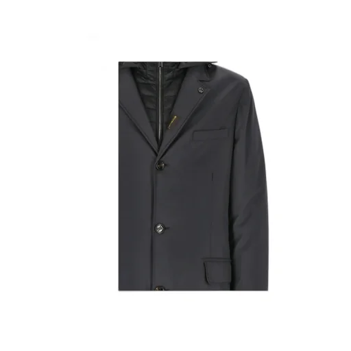 Button-Down Hooded Coat