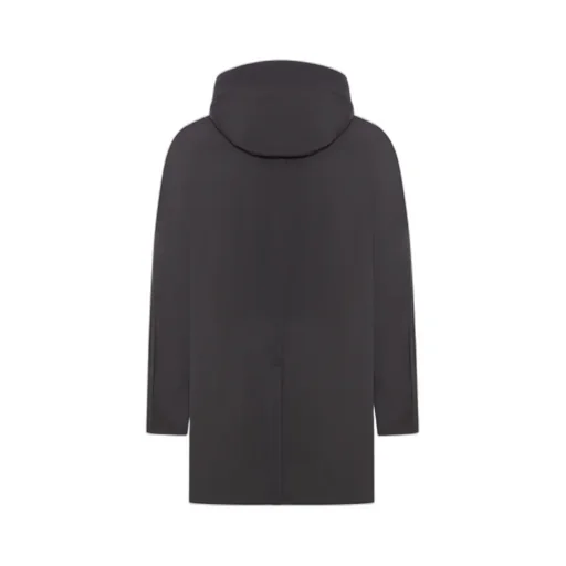 Long-Sleeved Hooded Coat