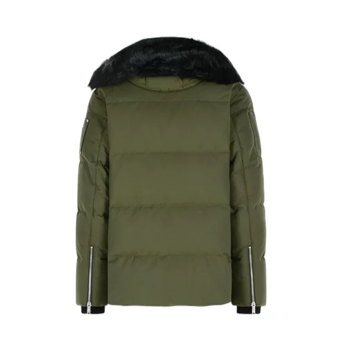 Zip Detailed Hooded Coat