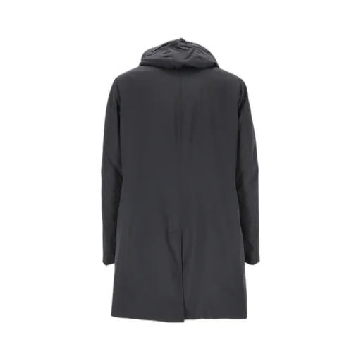 Button-Down Hooded Coat