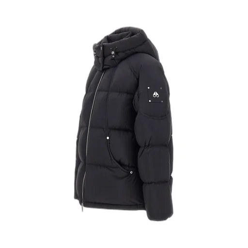 Removable-Hood Puffer Jacket