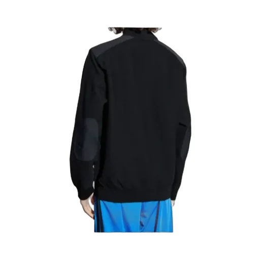 Half-Zip Panelled Sweater