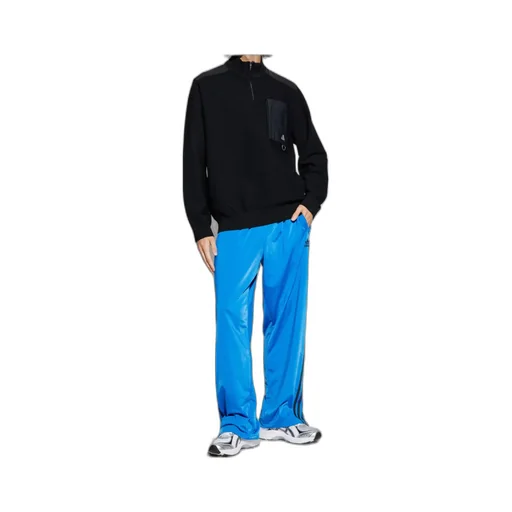 Half-Zip Panelled Sweater