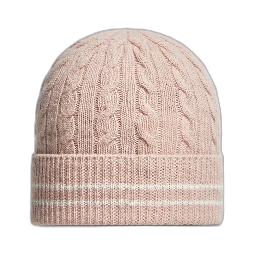Stripe-Trimmed Wool Beanie