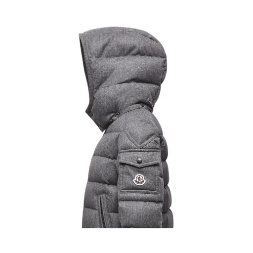 Montgenevre Hooded Wool Down Jacket