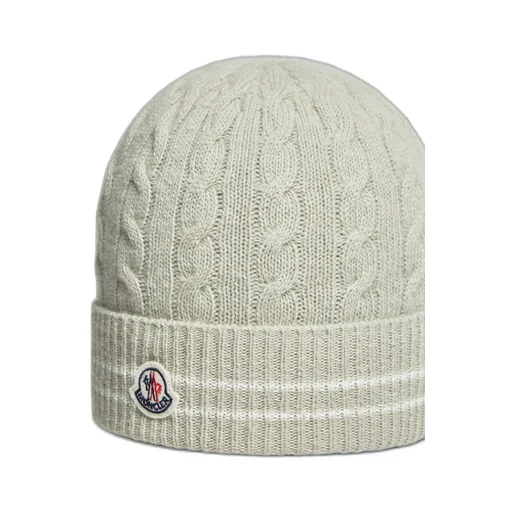 Stripe-Trimmed Wool Beanie