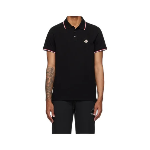 Logo Patch Short-Sleeved Polo Shirt